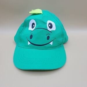 Dinosaur Little Kid's Toddlers Strapback Adjustable Baseball Cap Hat Green White